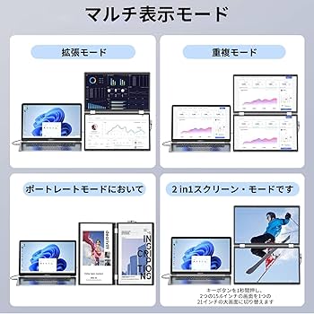 Amazon.co.jp: デュアルディスプレイ ダブルモニター トリプル