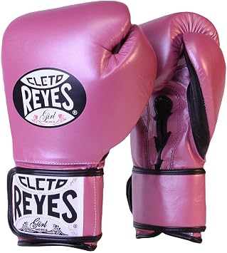 CLETO REYES Lace-up Hook and Loop Hybrid Boxing Gloves - Black
