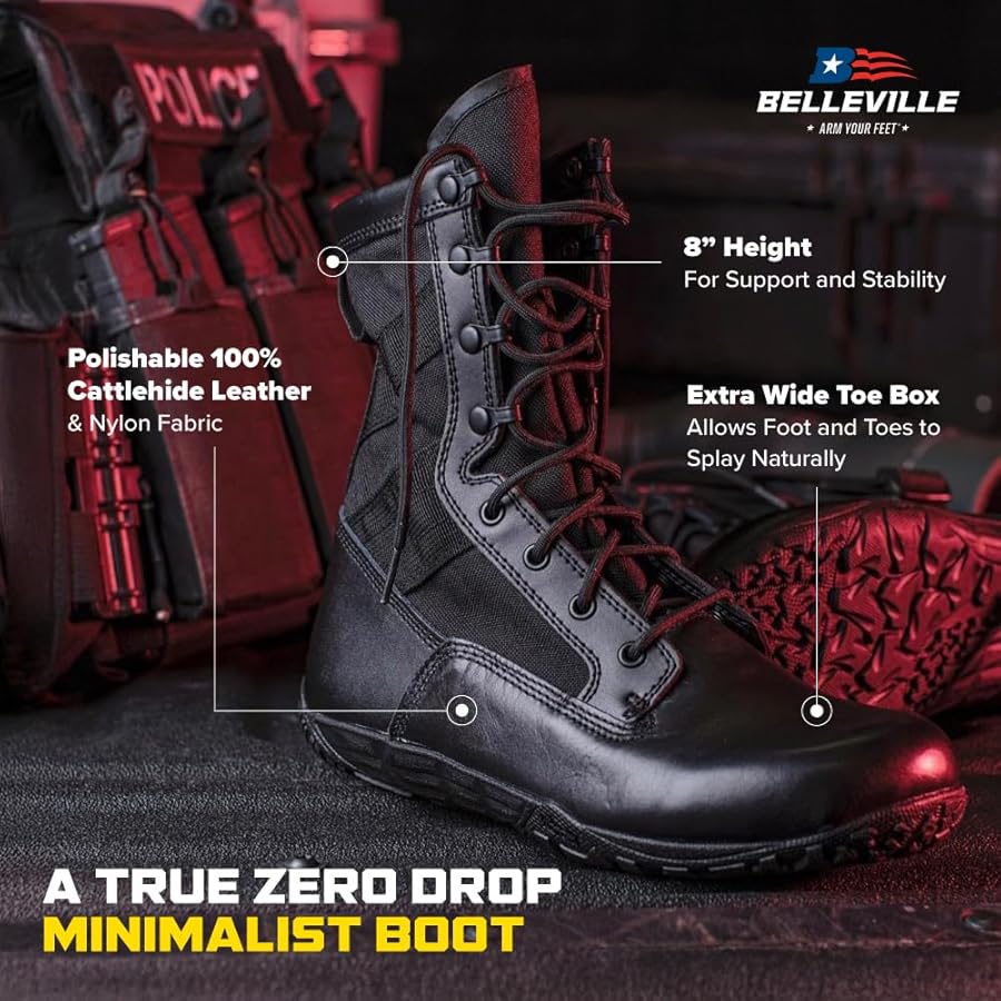 Amazon.com: Belleville Mini-Mil TR102 Minimalist Tactical Boot