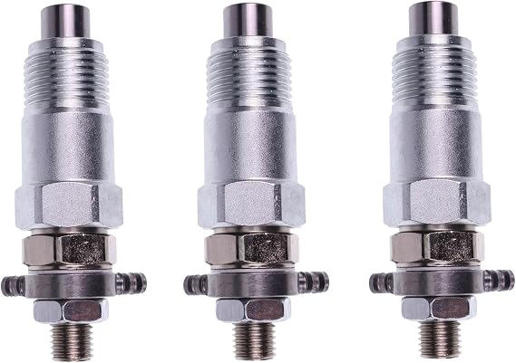 FridayParts Fuel Injector 19202-53021 19202-53020 15271-53000 | Compatible for Kubota B1550 B1750 B7100 B2150 L185 L2050 L2350 L245 L275 L305 L175 (3 PCS)