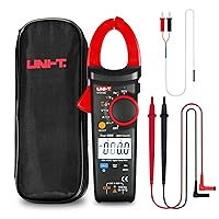 Vista 15 de UNI-T Abrazadera digital UT201+, corriente CA True RMS HVAC Volt Amp Ohm medidor abrazadera en multímetro, rango automático 4,000 cuentas NCV AC DC