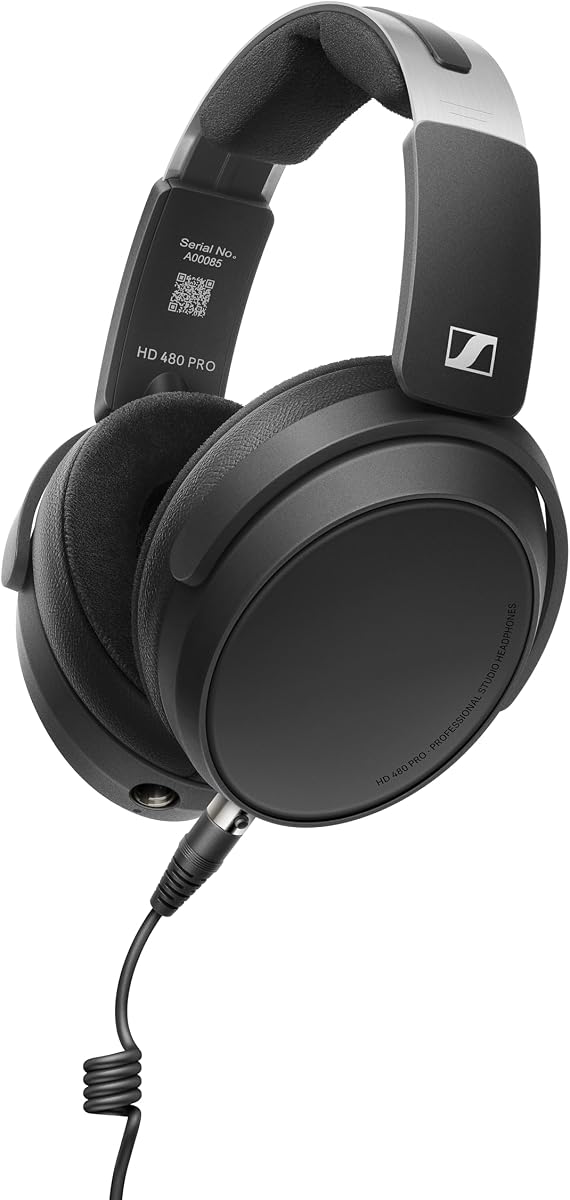 HD 480 PRO Plus Auriculares de estudio profesionales cerrados, negros