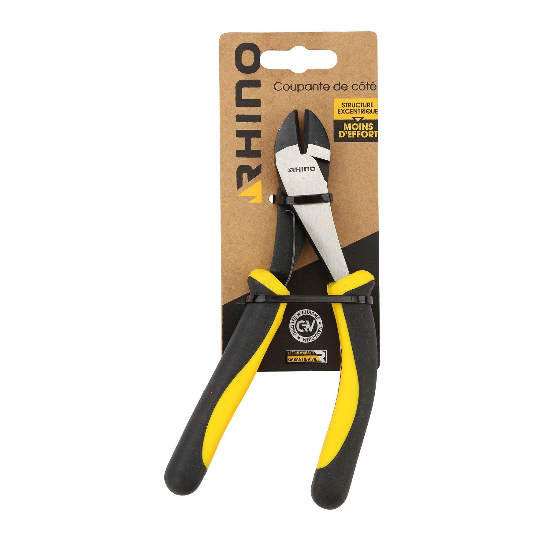 RHINO Diagonal Cutting Pliers with Angled Handle