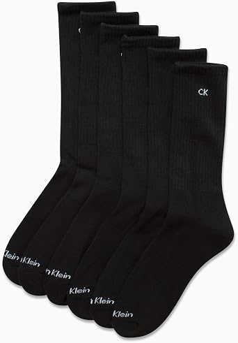 Calvin Klein Men's Cushioned Crew Socks (6-Pack)