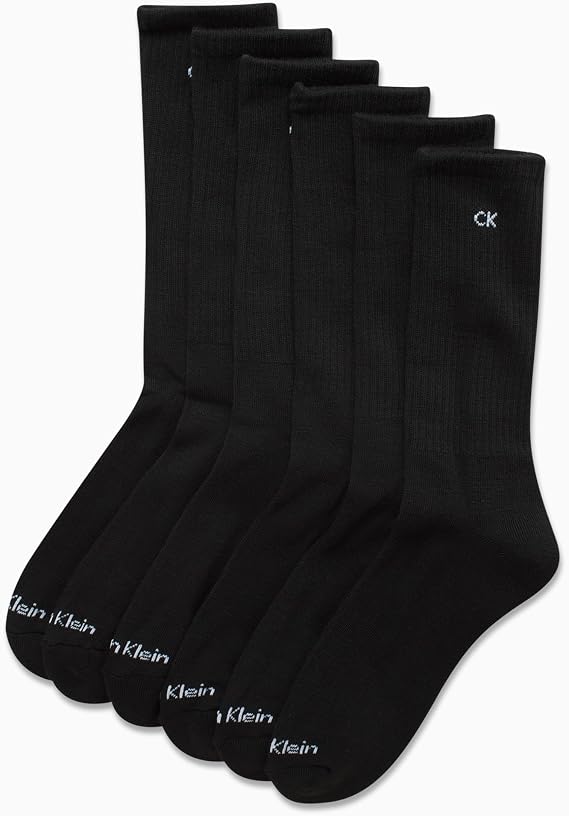 Calvin Klein Men's Cushioned Crew Socks (6-Pack)