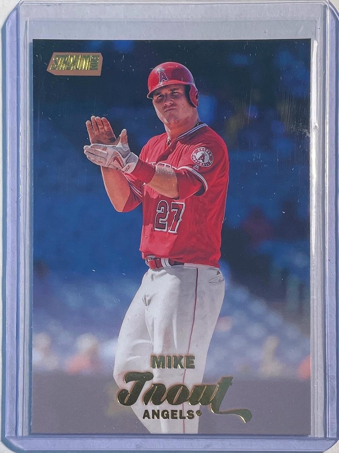 Mike Trout 2017 Topps Stadium Club Foil #233 - Baseball Cards