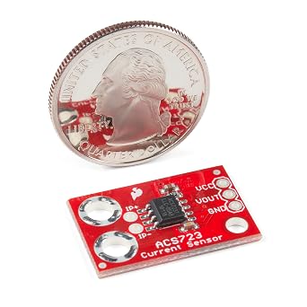 SparkFun Current Sensor Breakout - ACS723 | A high accuracy board that utilizes the ACS723 for moderate AC and DC current sensing applications.