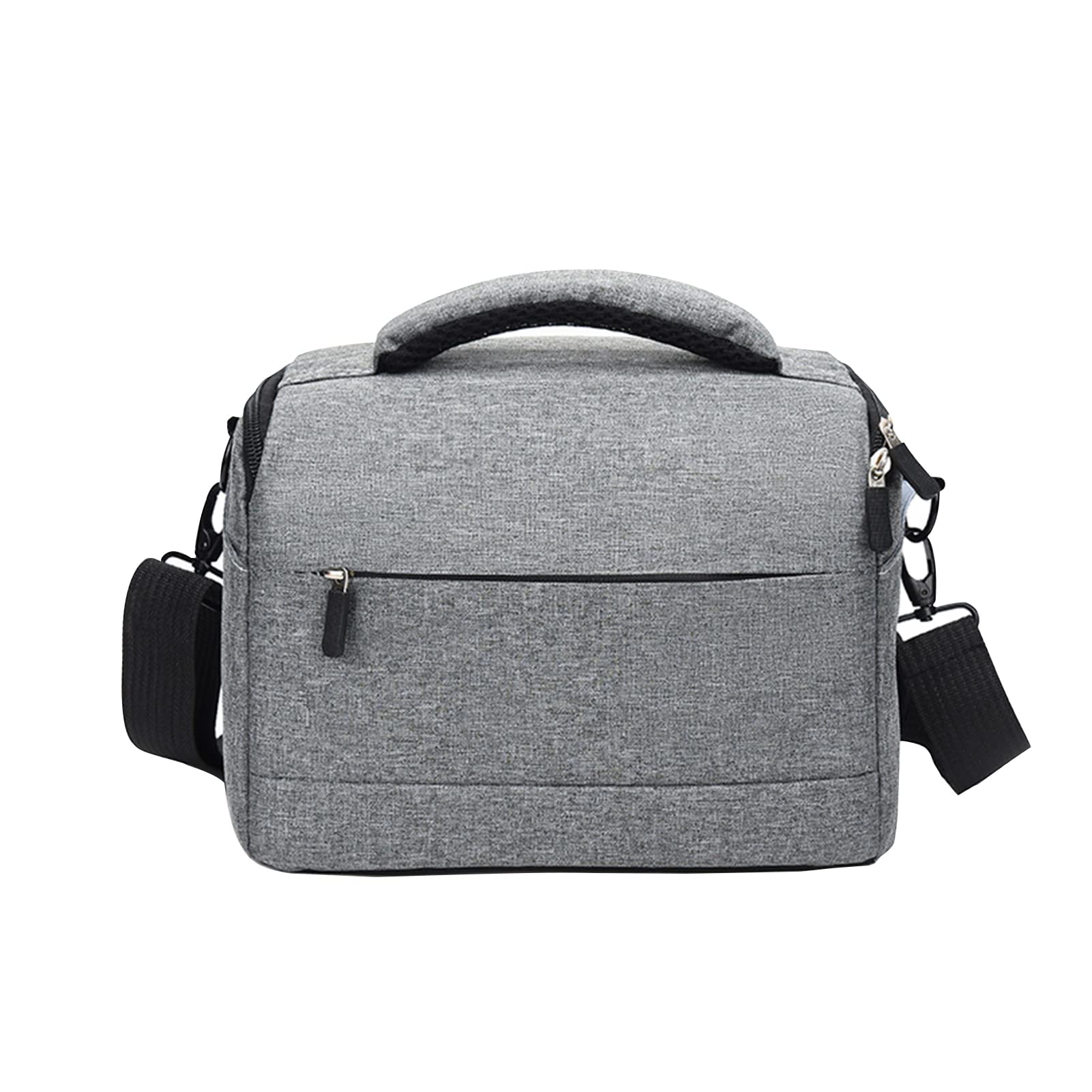 Borsa Fotografica 26 x 19 x 15 cm Custodia Macchina Reflex Videocamera Impermeabile Antiurto Slr Bag con Tracolla Regolabile e Parapioggia per Dslr Digitale Camera, Grigio