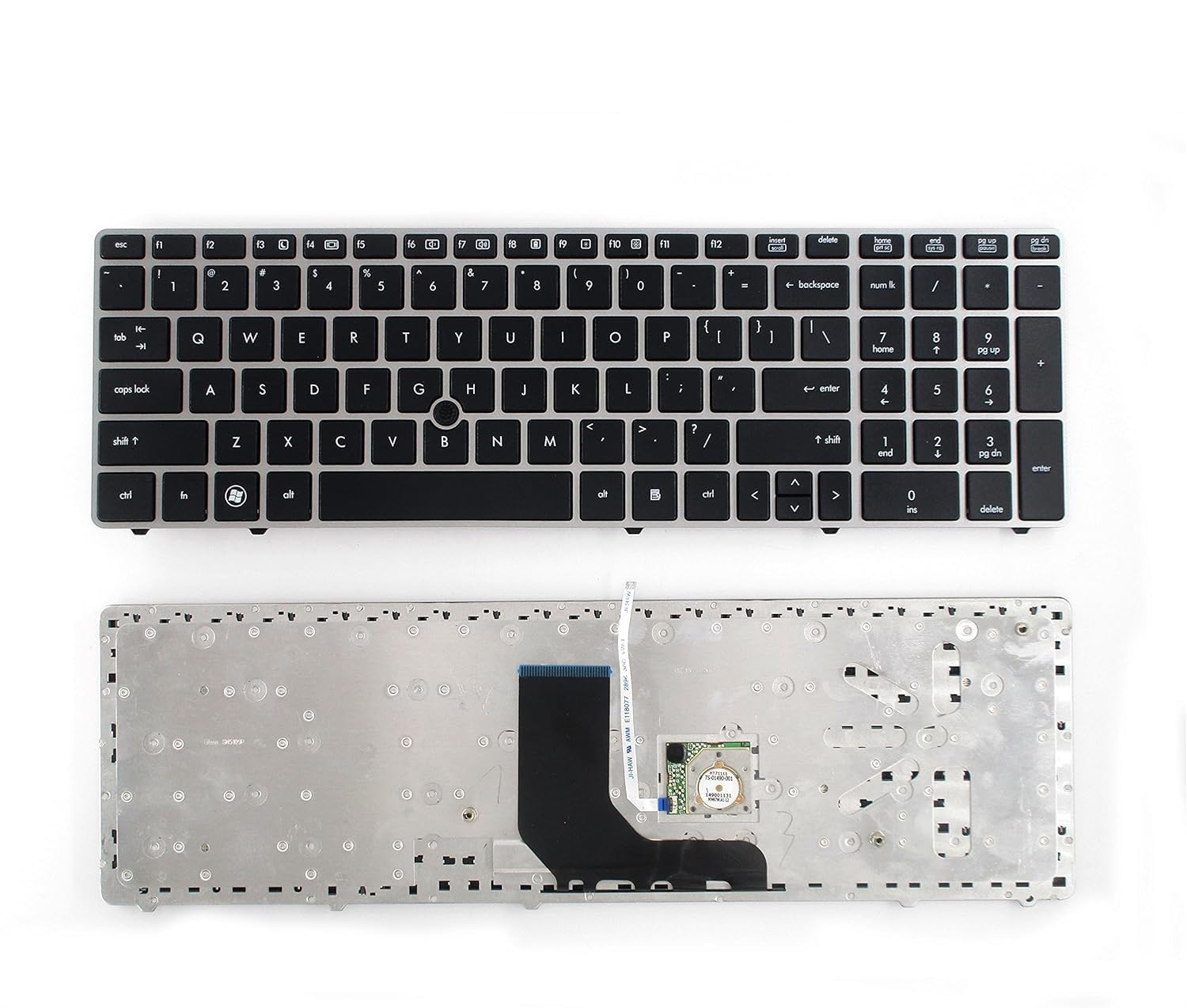 BÀN PHÍM LAPTOP HP ProBook 6560b 6565b 6570b 6575b Elitebook 8560p 8570p CÓ ChuỘt GiỮa I.438300108