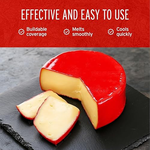 Miniatura 5 de Blended Waxes, Inc. - Bloque de cera de queso para hacer queso, cera de grado alimenticio prémium para conservar una variedad de tipos de queso,