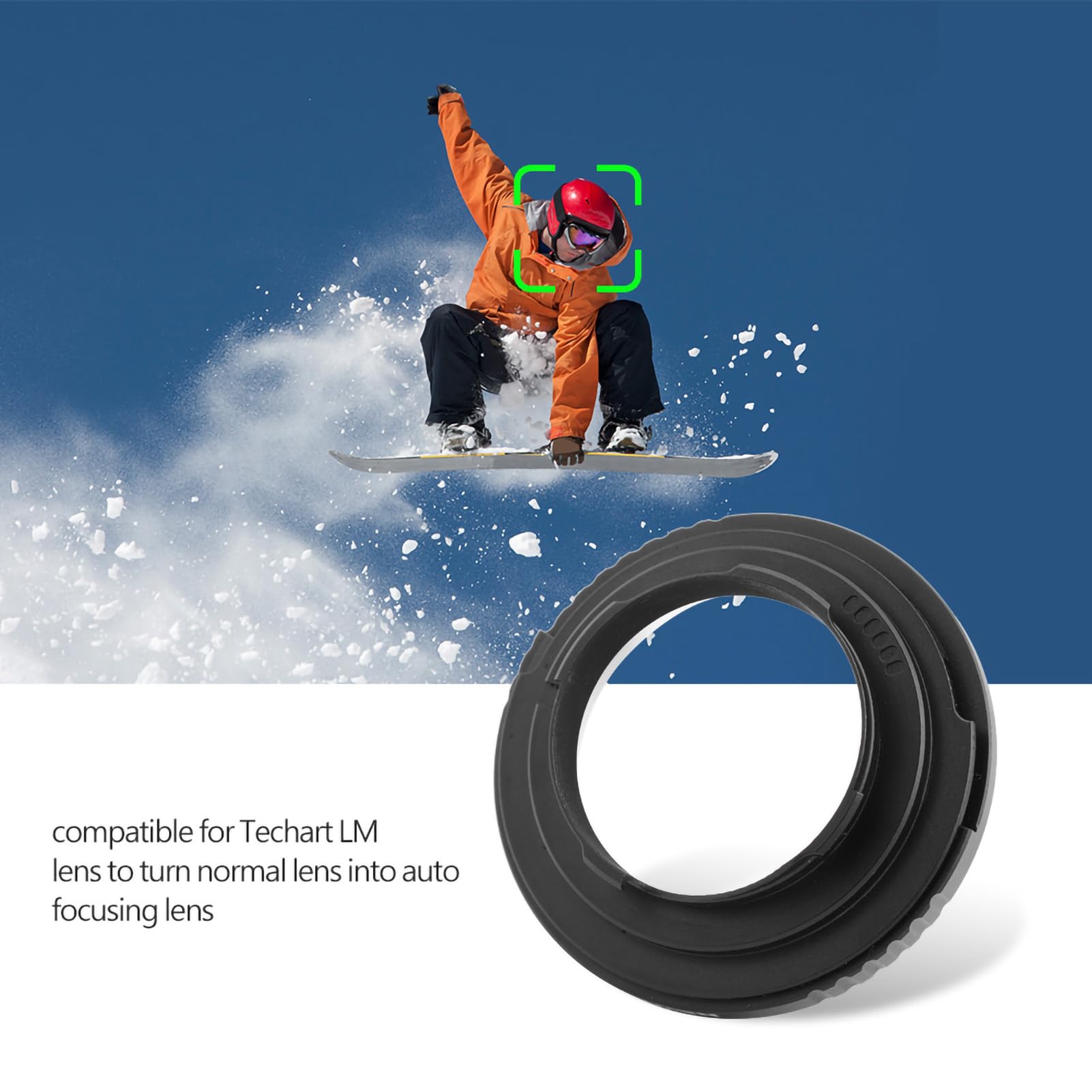 Akozon Adaptateur de Monture Fd à LM pour Objectif M, Appareil Photo Ea7, compatibilité