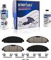 Vista 42 de Detroit Axle - Kit de freno delantero para Ford F-150 2010-2011, Ford Expedition Lincoln Navigator 2010-2021, repuesto de pastillas de freno