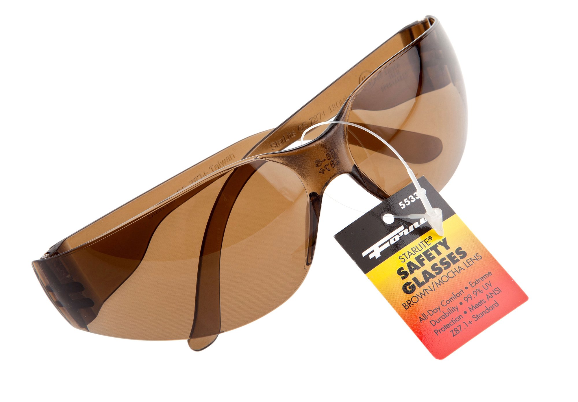 Amazon.com: Forney 55324 Starlite Safety Glasses with Brown