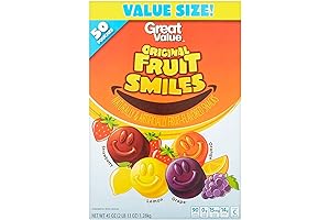 Original Fruit Smiles Fruit Snacks: Great Value and a Delightful Burst of Flavors