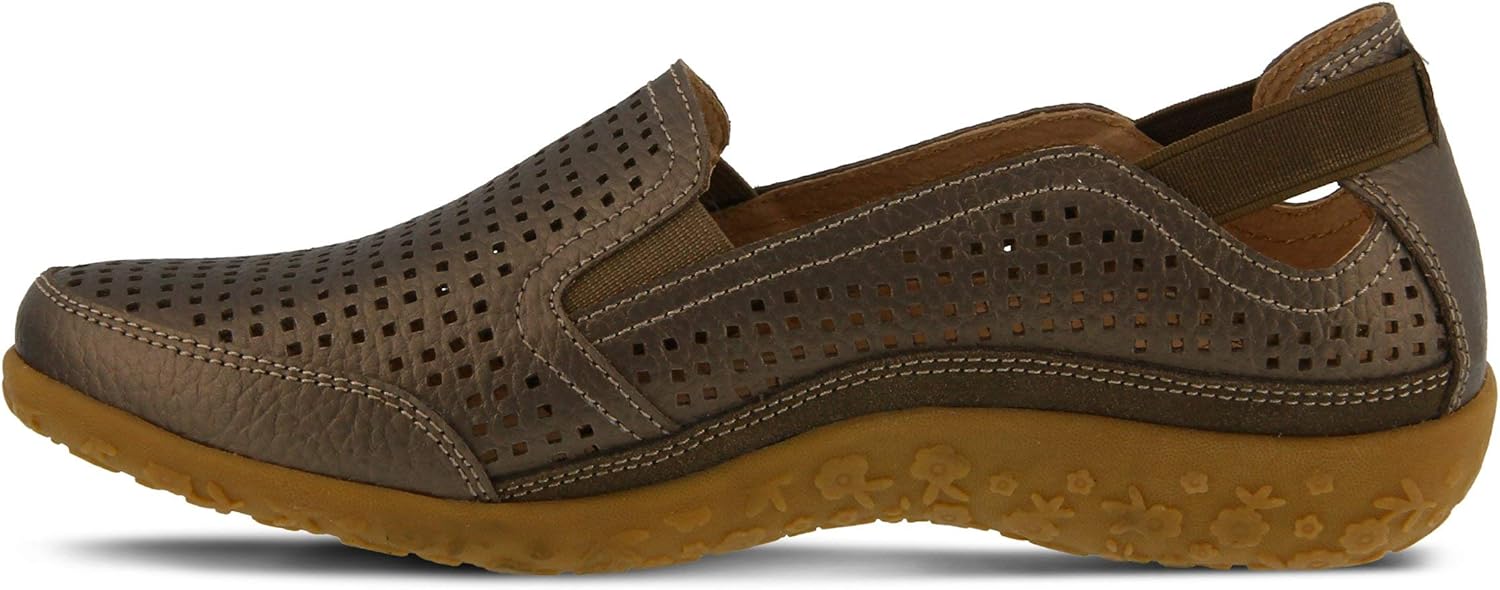 Spring Step Women JUHI Loafer Flat, BRONZE,9 M US