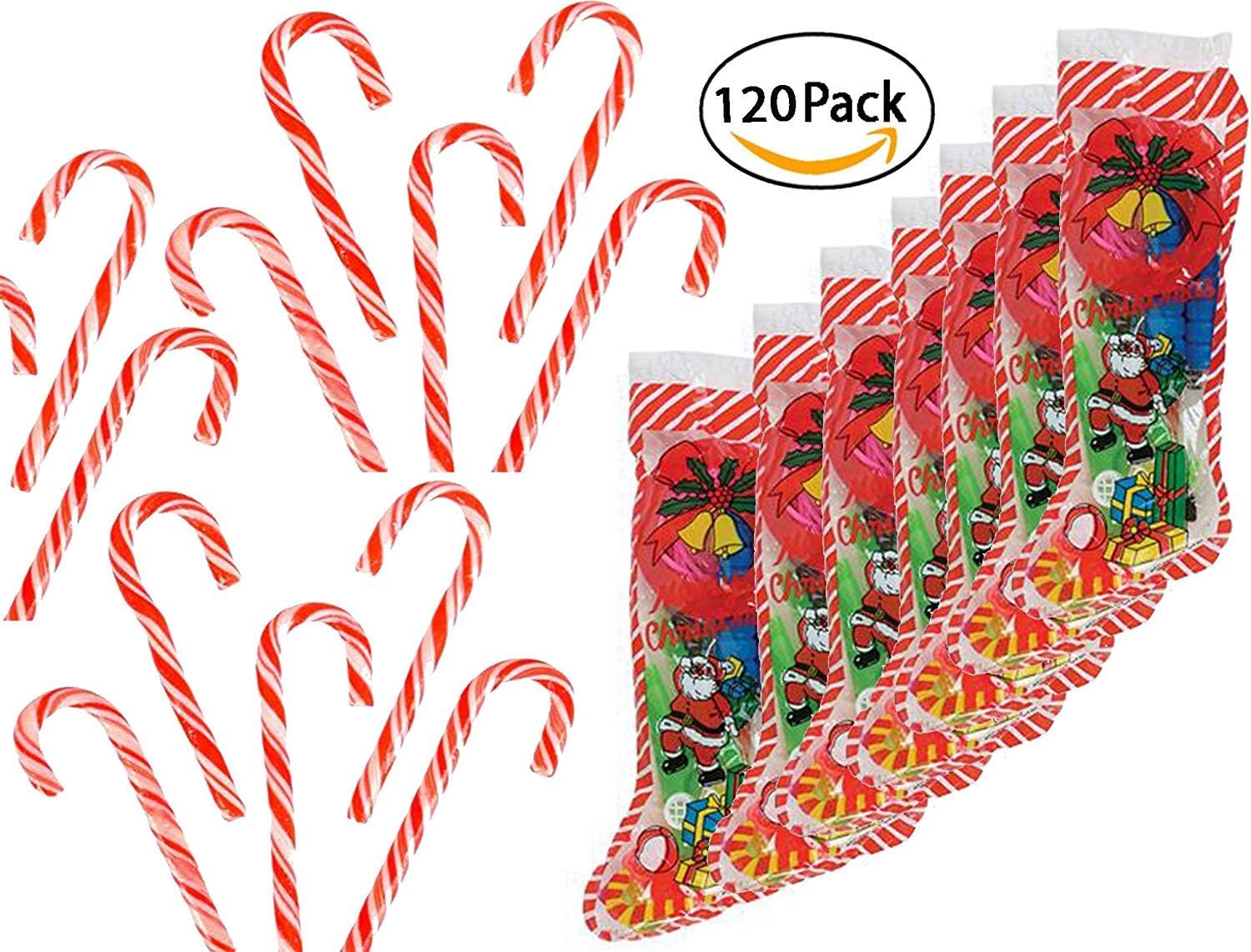 120 Pack Christmas Assortment - Christmas Party Stocking Stuffers - Christmas Party Candy & Toy Mix