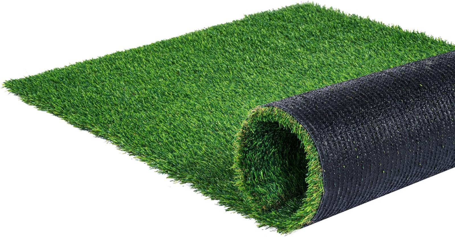 VEVOR Artifical Grass Turf, 3 x 5 ft Thick Grass Rug Indoor Outdoor, 1.38" Realistic Synthetic Grass Mat with Drainage Holes, Perfect for Patio Garden Lawn Home Backyard Dog Mats