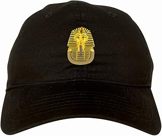 Kings Of NY Pharaoh Egyptian Egypt 6 Panel Dad Cap Hat Black
