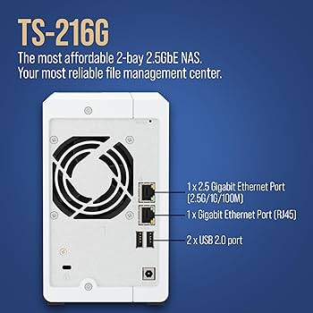 Amazon.com: QNAP TS-216G-US - The Most Affordable 2-Bay 2.5