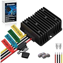 20A 240W 24V 36V 48V 60V to 12V Step Down Converter Voltage Regulator, 20-72V DC-DC Buck Converter Reducer with Fuse, Professional 12V Converter for Golf Cart, Scooter, RV, Forklift, Solar System