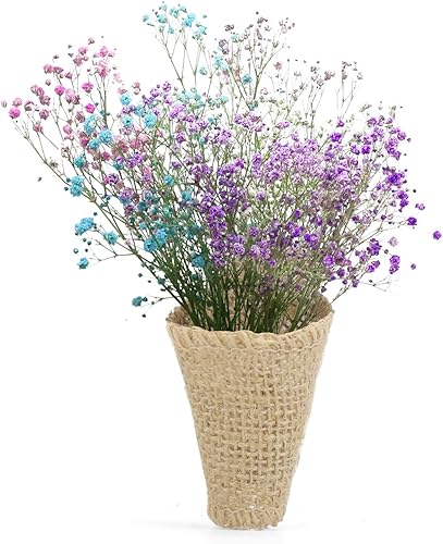 Miniatura 6 de Midi Ribbon Cinta de arpillera de 1-12 pulgadas, cinta para manualidades en carrete, 10 yardas, natural