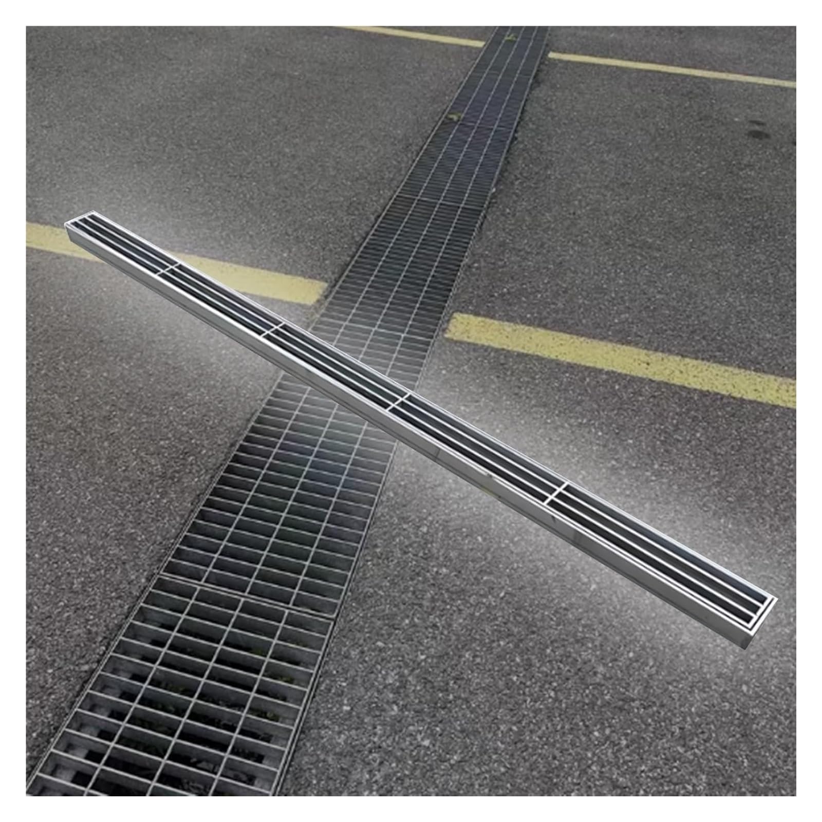Grille de drainage durable pour stopper l'accumulation d'eau des allées