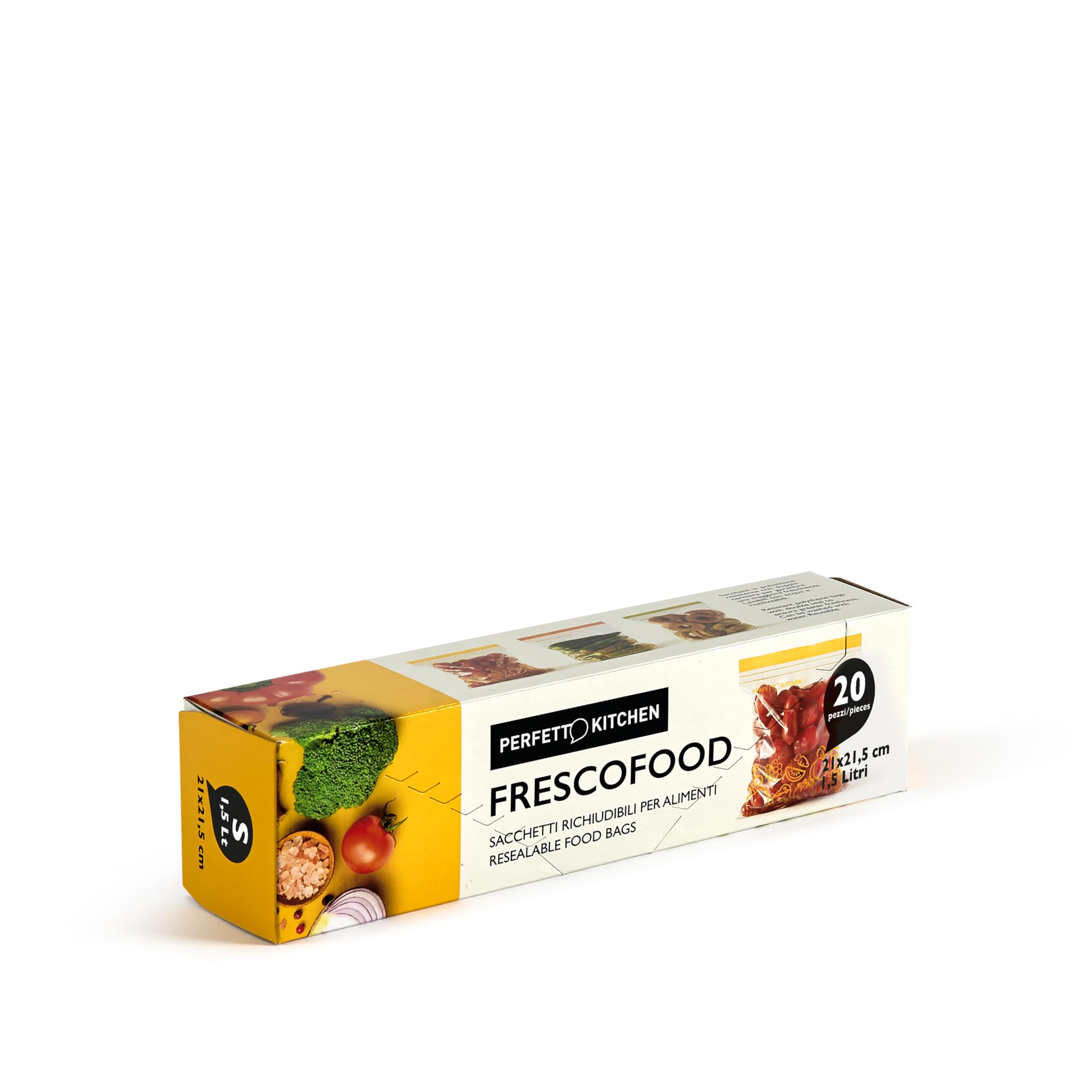 BUSTA FRIGO/CONGELATORE coll. Frescofood - conf. 20 pezzi - cm. 21xh.21,5 - S