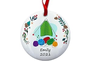 Personalized Knitting Christmas Ornament: Adorn Your Tree with Crafty Cheer in 2022