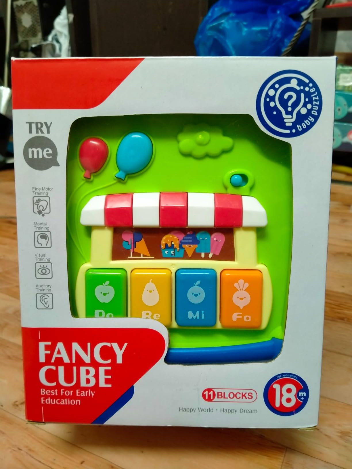 GoldiMec 6 in 1 Fancy Cube, Colorful and Attractive Musical Baby ...