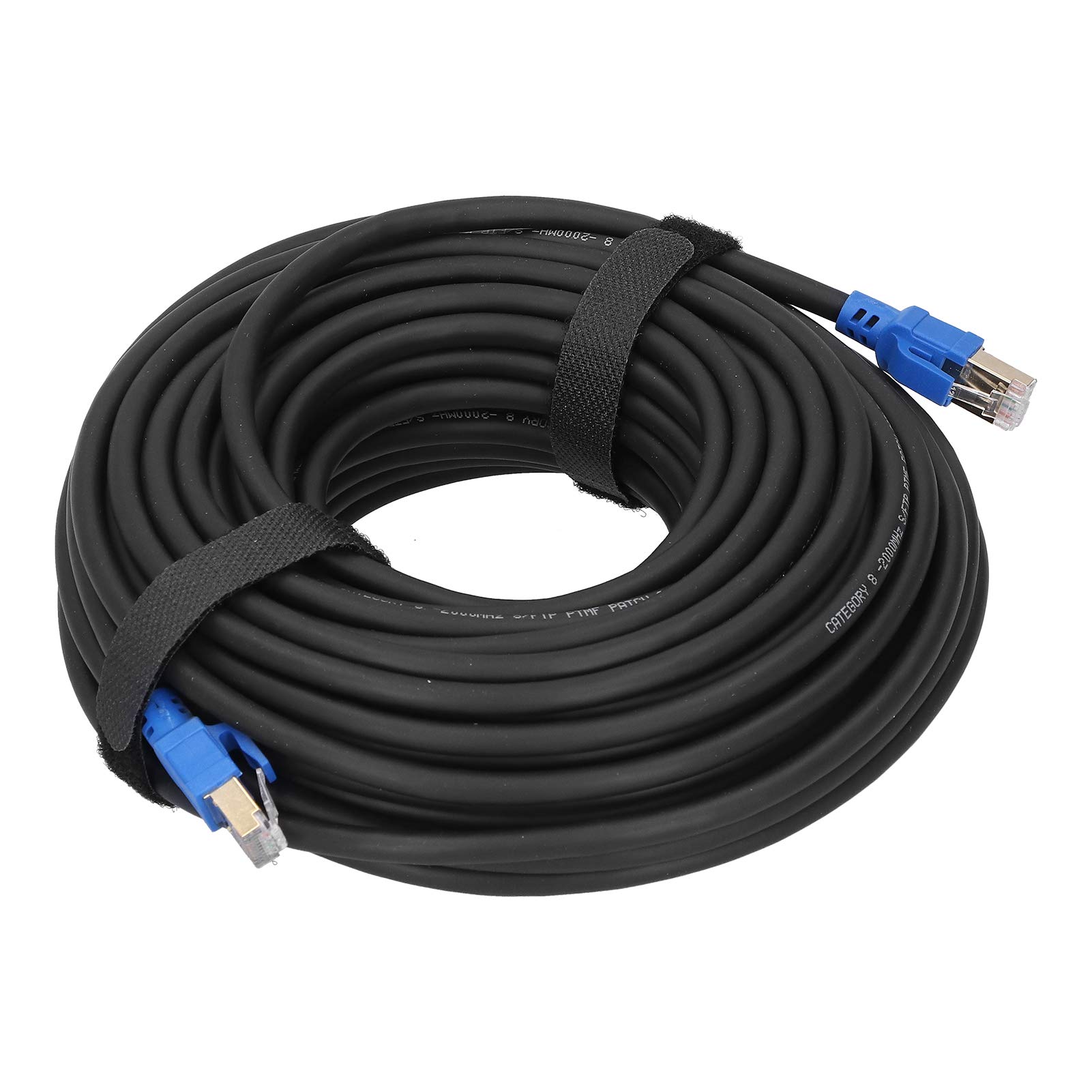 Cryfokt Cavo Gigabit CAT8 Ethernet Cavo LAN con Conduttore RJ45 Placcato Oro Sensibile per Applicazioni di Rete Ad Alte Prestazioni, Casa/ufficio Intelligenti (20m)
