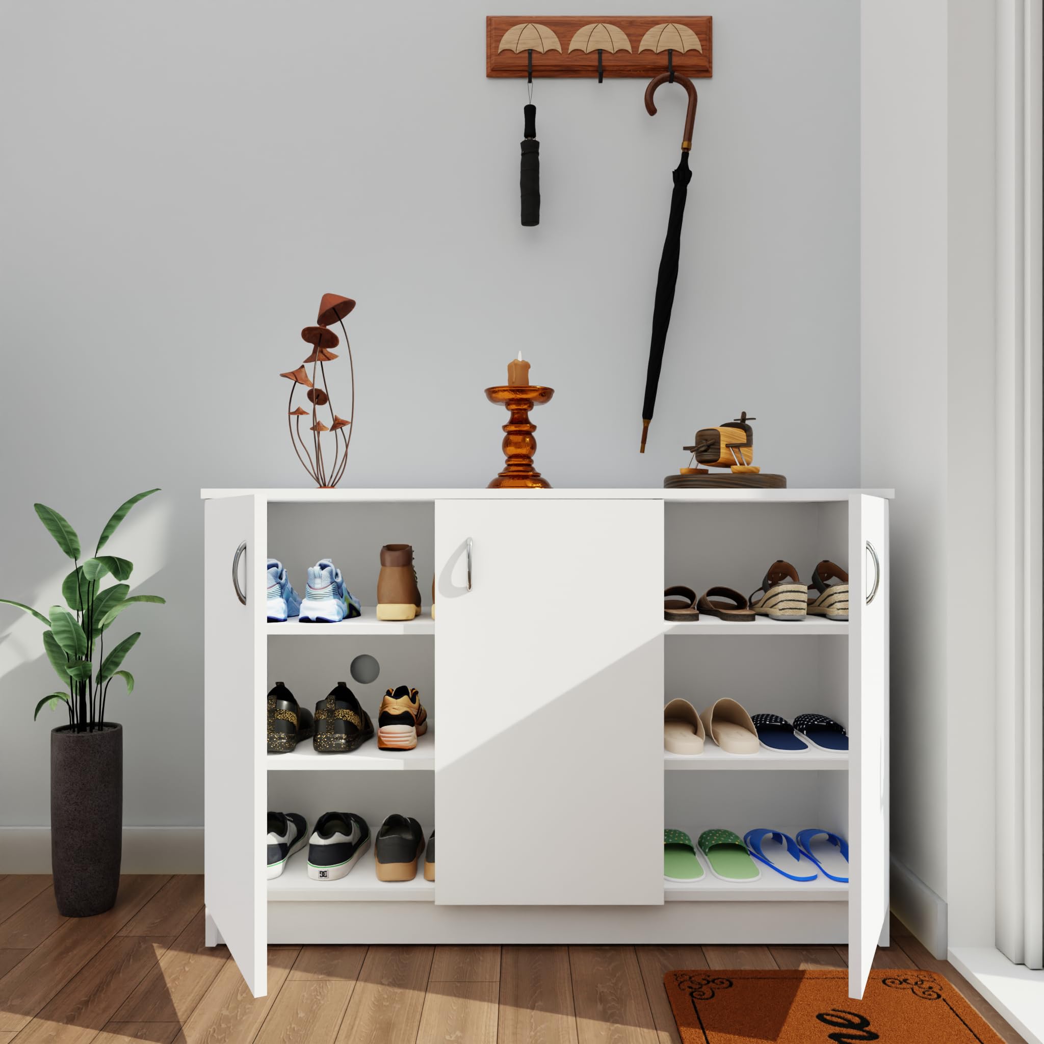 Viki Shoe Rack With Doors Shoe Storage Shoe Cabinet Hallway
