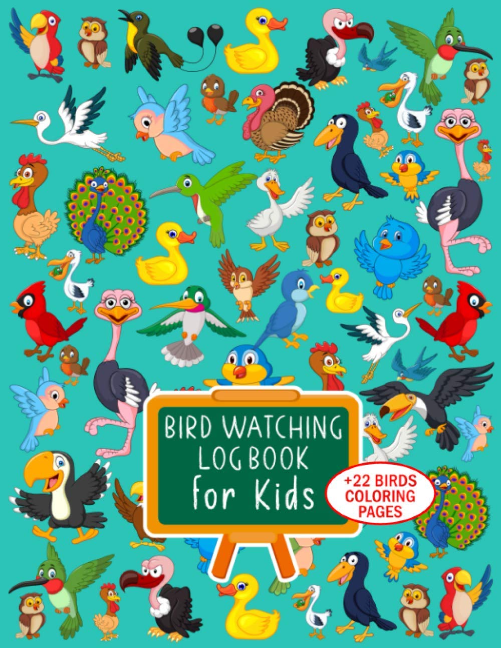 Bird Watching Log Book For Kids: Kids Bird Spotting Book: Kids Bird Watching Journal /With Birds Coloring Pages and Photo/Drawing Space Bonus/ Bird ... Lover Gift/ Birds Lovers Gifts For Children