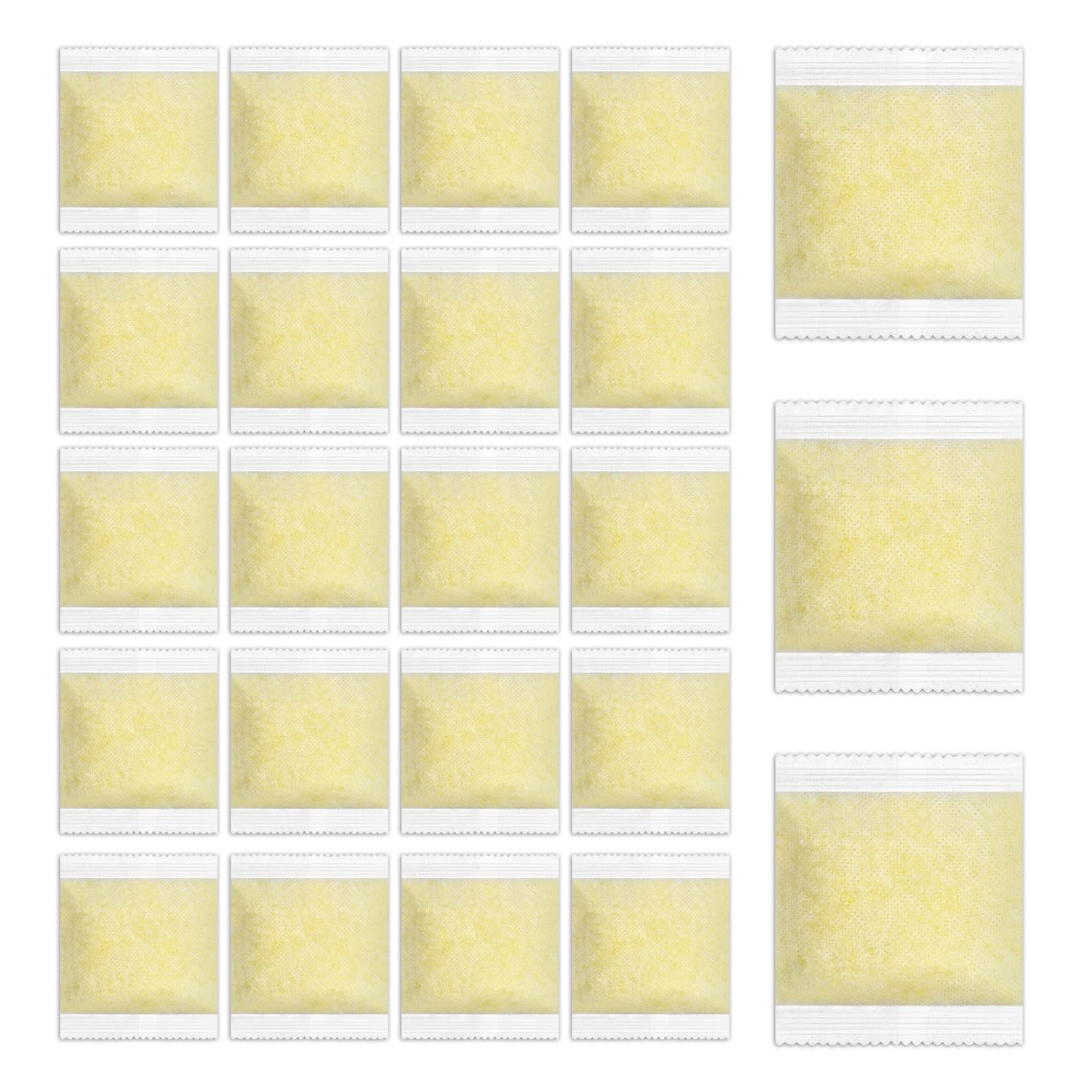 23 Pcs Odortrap Pod Refills, Eliminates Litter Box Odors Compatible with Multiple Cat Litter Boxes, Individually Packing Cat Litter Deodorizer Pods (Lemon Scent)