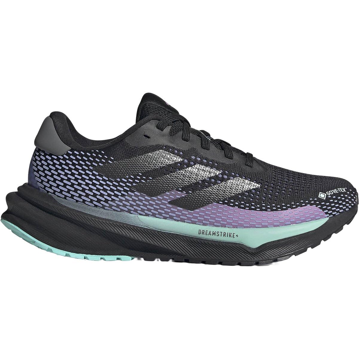adidas Supernova GTX Running Shoe Core Black/Iron Metallic/Semi Flash Aqua 11.0