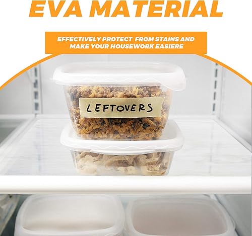 Miniatura 7 de Glotoch  Forros transparentes no adhesivos antideslizantes, para estantes, gabinetes de cocina, cajones de cocina, para