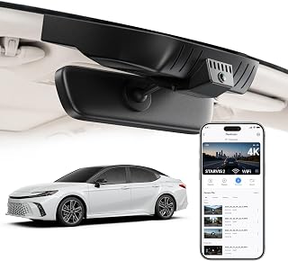 OVAMAN OEM-Fit Dash Cam for Toyota Camry( Gen9 XV80) 2025-2026 | 4K STARVIS 2 IMX675, F/1.5, HDR Night Vision, Wi-Fi App, 64GB Card, Parking Monitor via Hardwire Kit