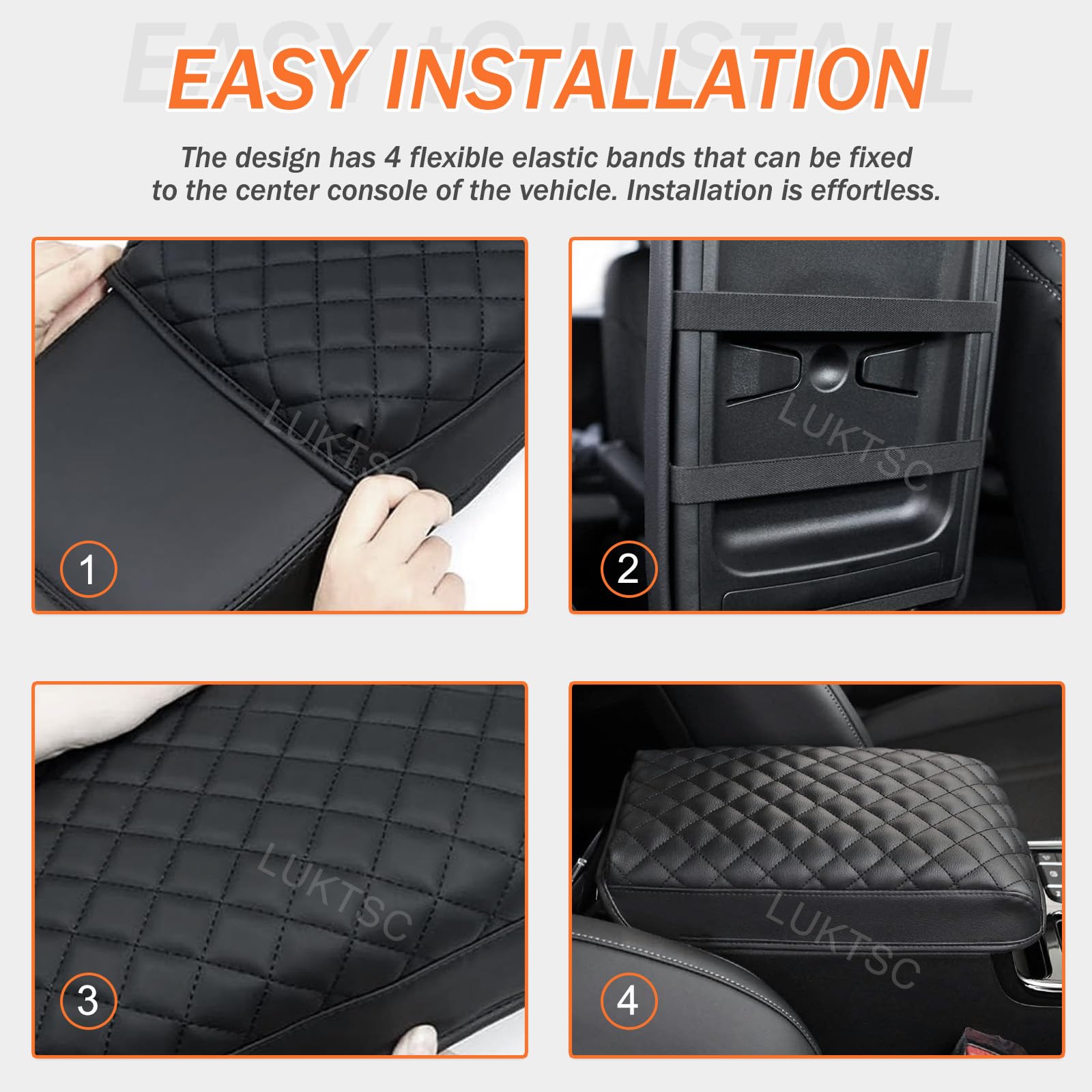 Center Console Cover Compatible with Kia Sorento 2025 2024 2023 2022 2021 Accessories Waterproof Anti-Scratch Car Armrest Seat — view 6