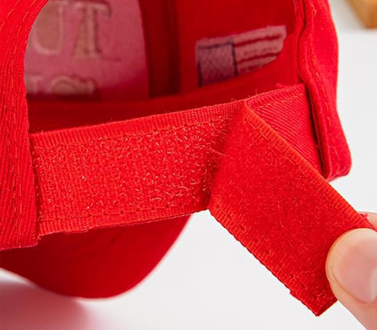 Baseball Hat Embroidery 2028 for Trump Flag Cap with Adjustable Strap for Men & Women, Golf Hat Red - Image 4