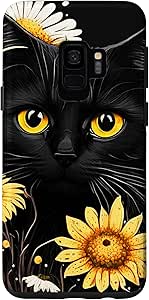 Cottagecore Aesthetic Cute Little Black Cat With Mushroom - View #9