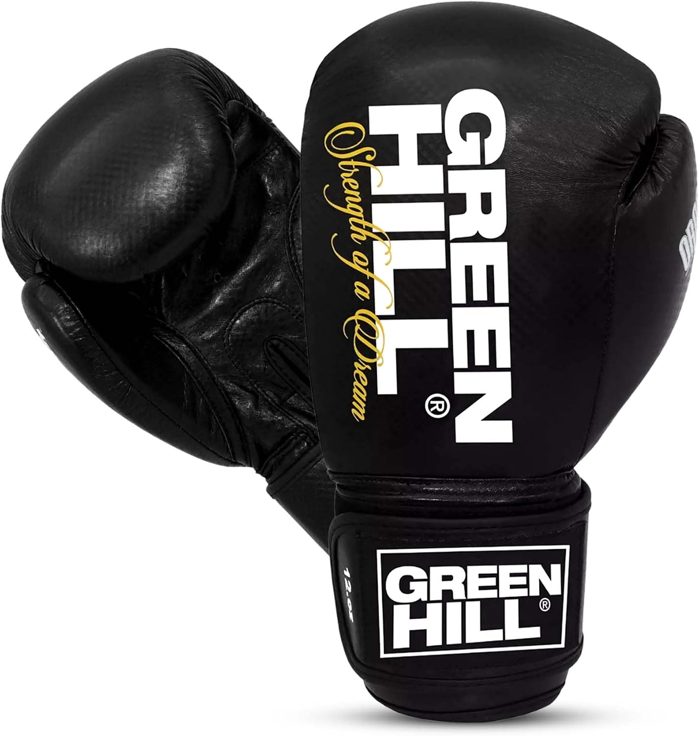 Green Hill Oracle Boxing Gloves for Men & Women – Premium Leather Training & Sparring Gloves for MMA, Muay Thai & Kickboxing with Wrist Support, Durable & Comfortable