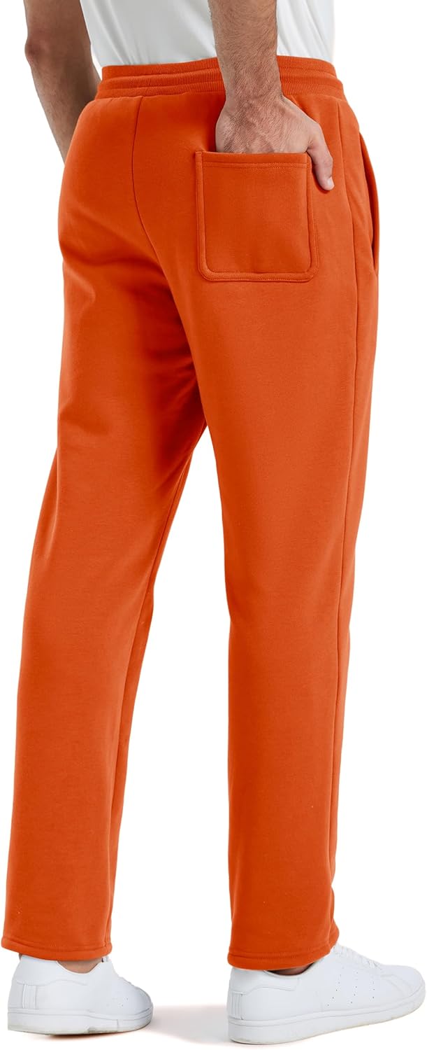 TACVASEN Men's Fleece Winter Pants Warm Sherpa Lined Sweatpants Heavyweight Thermal Lounge Athletic Track Joggers - Image 3