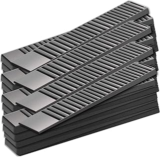 Shims Leveling Wedges, 40 Pack 8-Inch Plastic Shims, Restaurant Table Shims, Toilet Shims, Easy to Snap Door Shims, Window Shims, Appliance Shims, Refrigerator Shims and More (40)