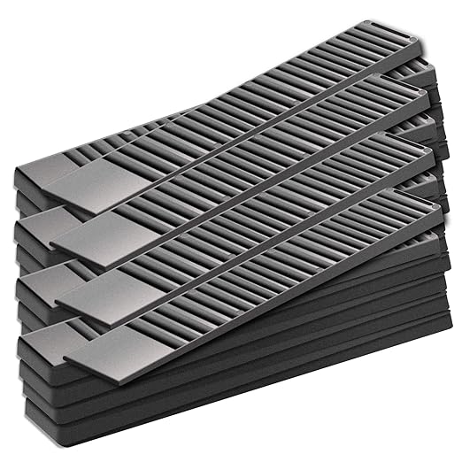 Composite Shims, Shims Leveling Wedges, 40 Pack 8Inch Plastic Shims