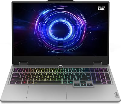 Lenovo LOQ Gen 10 | 15.6″ inch FHD Gaming Laptop | Intel Core i7-13700HX | NVIDIA GeForce RTX 5060 | 144 Hz | 16 GB RAM | 1 TB SSD | Wi-Fi 6 | Windows 11 Home | White Backlit Keyboard | Luna Grey