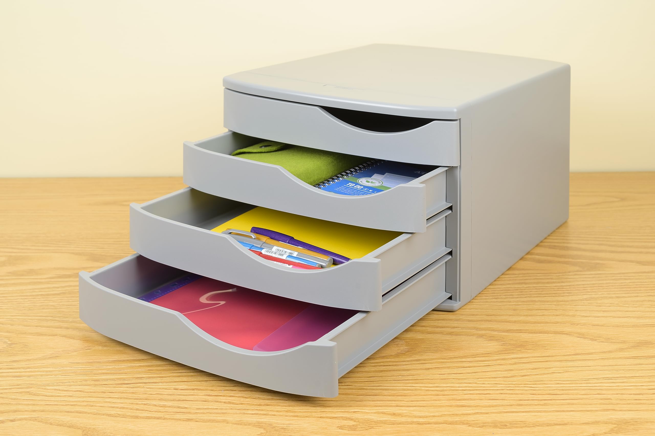 Re-Solution 2686374307 Class'box 4 grands tiroirs Gris