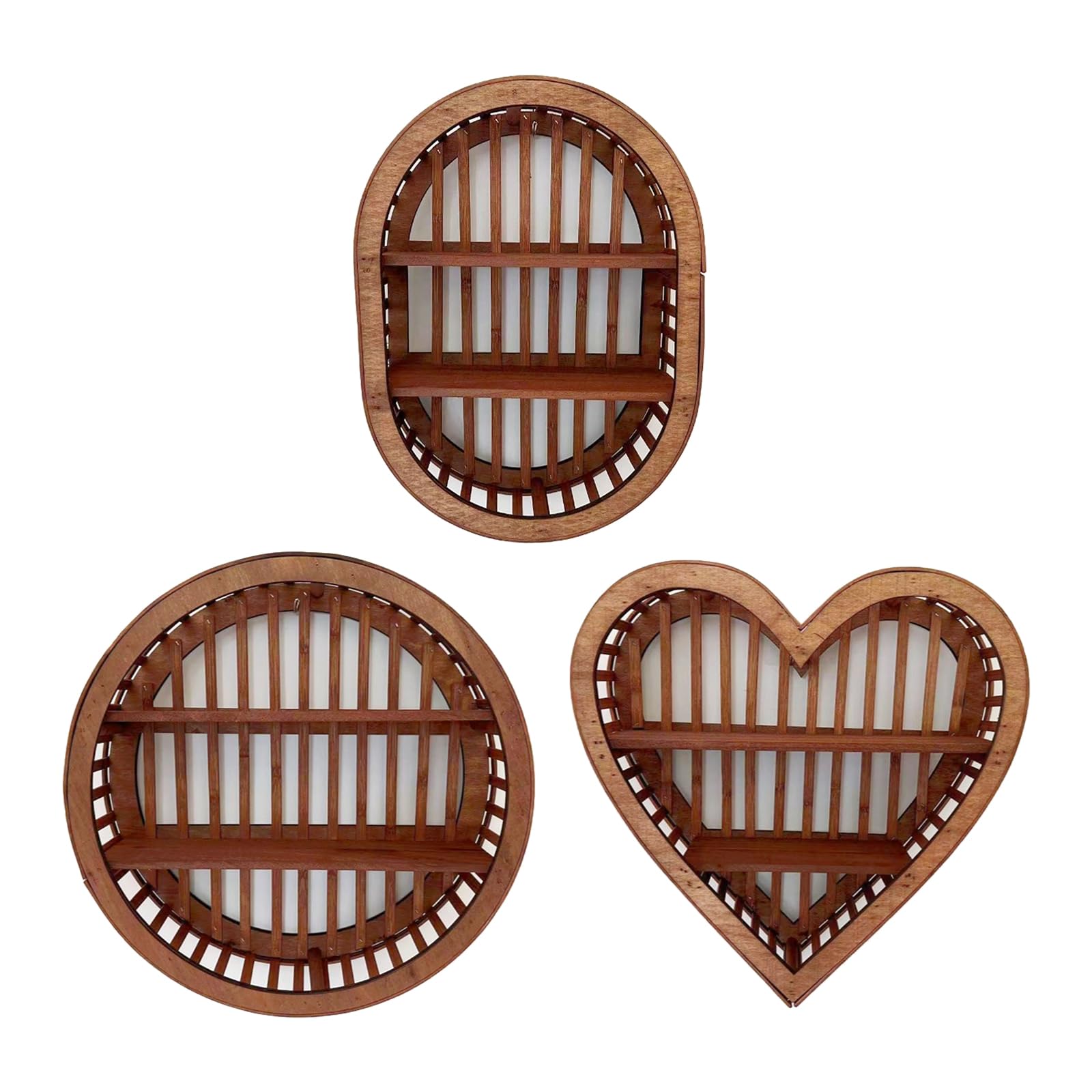 木製ハートモチーフ収納棚 ハート キャビネット L オーダーメイド カントリー家具 完成品