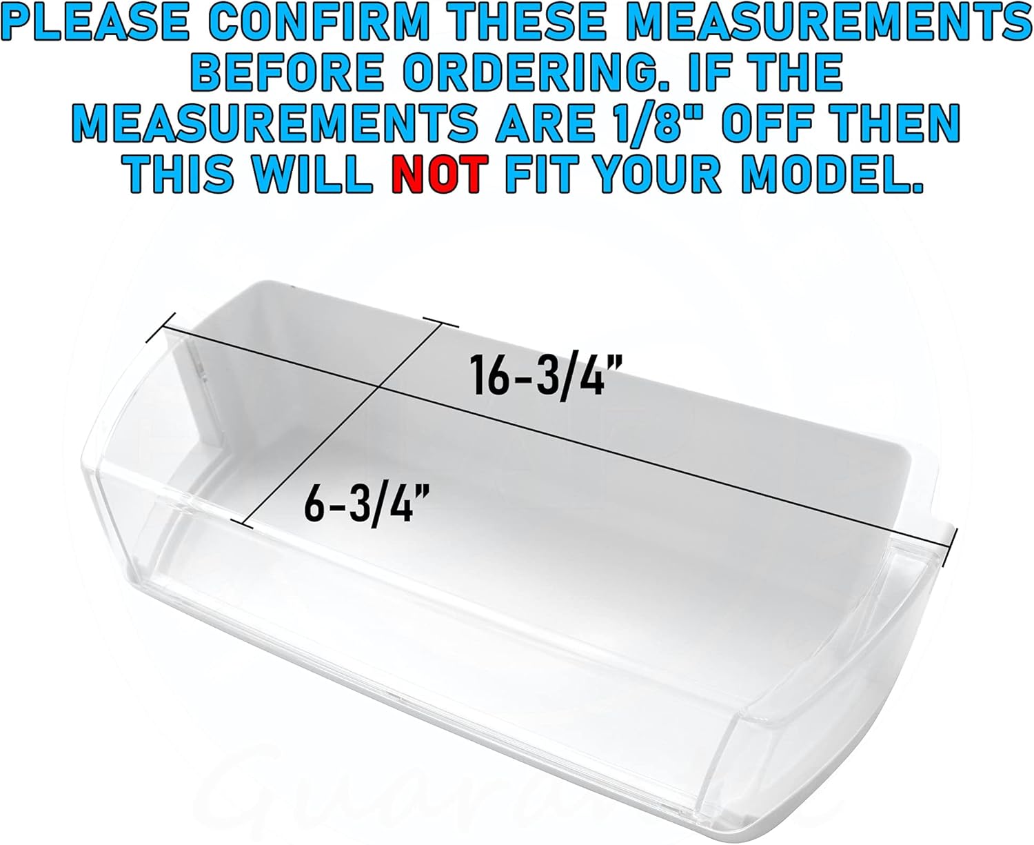 UPGRADED Lifetime Appliance DA97-03290A Door Bin Assembly Guard (Right) Compatible with Samsung Refrigerator - DA63-02832A