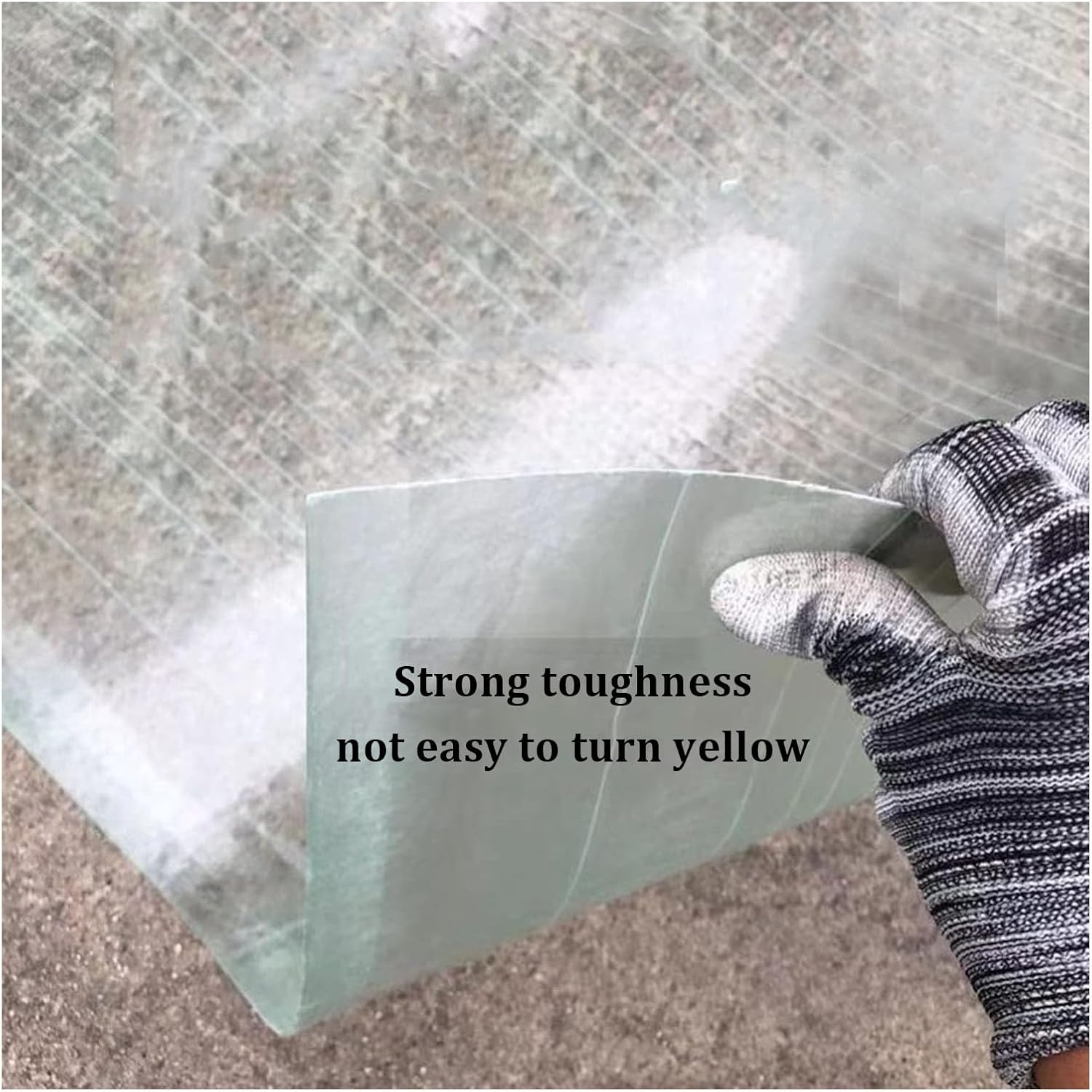 Polycarbonate Roofing Sheet,DIY Greenhouses Frame Polycarbonate Sheet,Clear Greenhouse Roof Panels,for Roof Farming, Gardening,Courtyards,Canopy,Carport Balcony,Con(Size:3.3x6.6 ft,Color:Clear:0.8 MM)