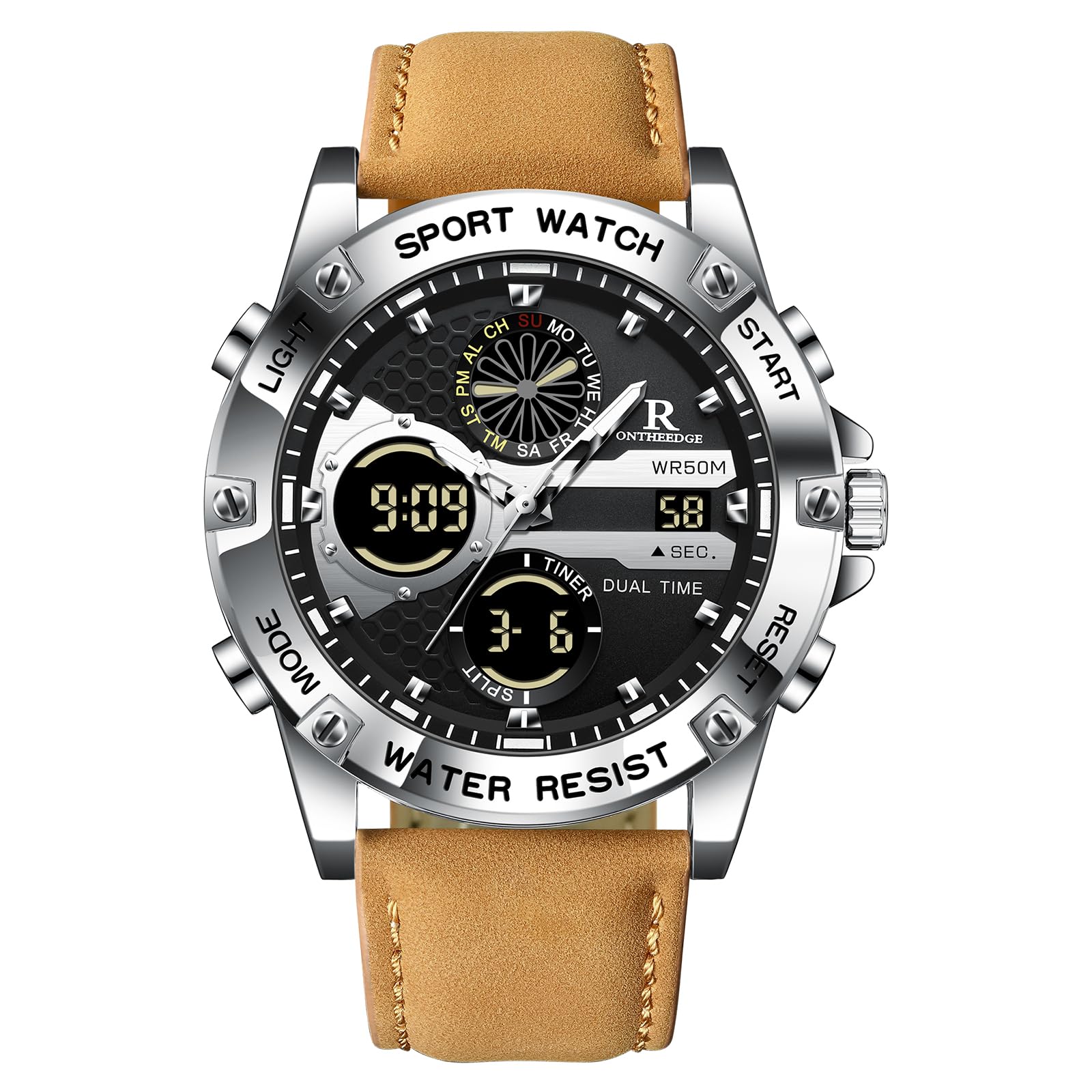 腕時計 メンズ watch for men アナログデジタル クオーツ時計 5…