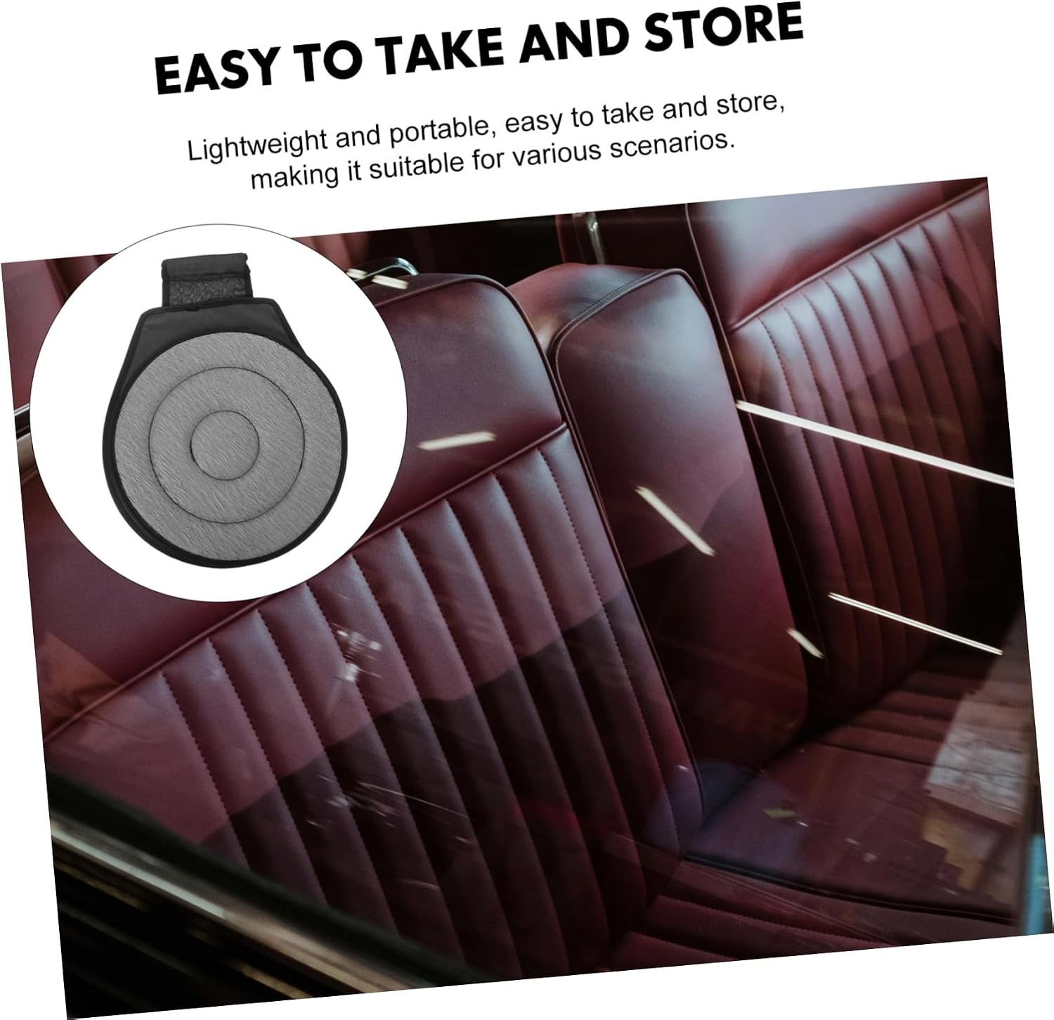Ergonomic Car Seat Swivel: Rotating Seat Cushion for Elderly Car Seat Pads 360° Rotation Comfort Fit